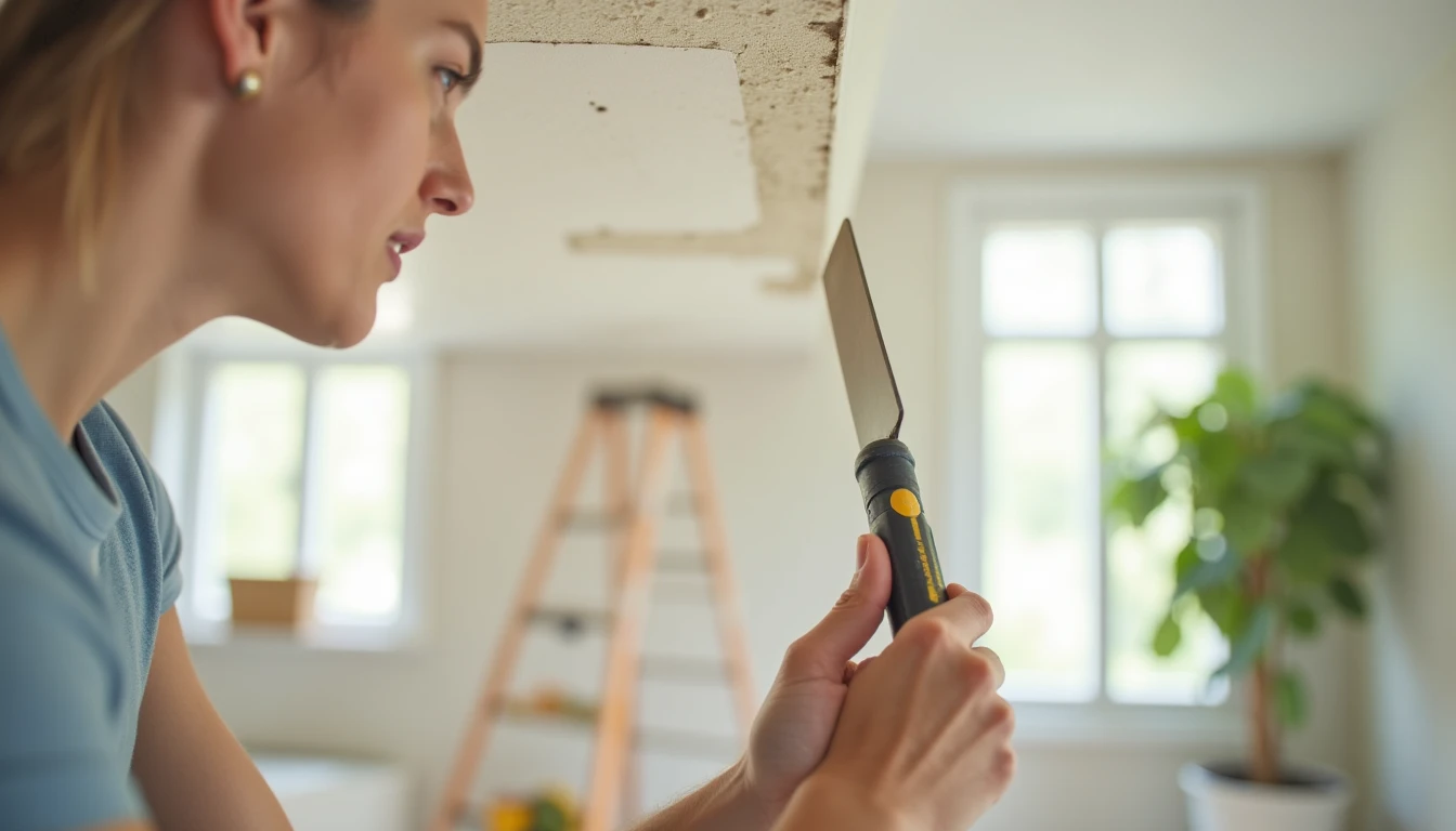 Réparer fissure au plafond soi-même : le guide pratique complet