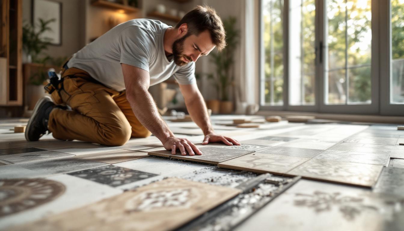 Tarif carreleur au m2 selon le type de pose et la surface